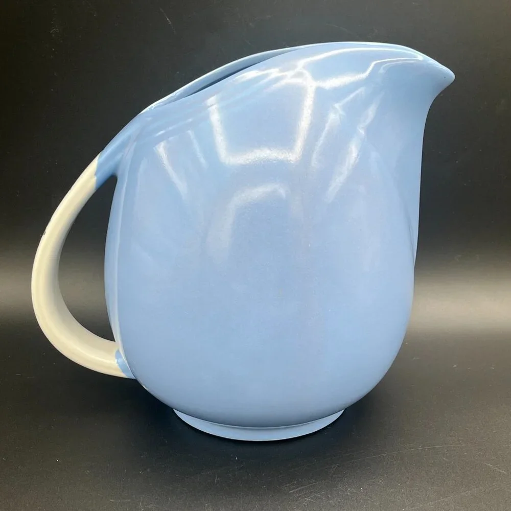 Vintage Hall’s Superior Kitchenware 1259 Rose Parade Small Pitcher with ice Lip‎
